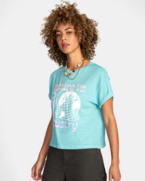 4 Inflation Roll It Tee Blue AVJZT00526 RVCA