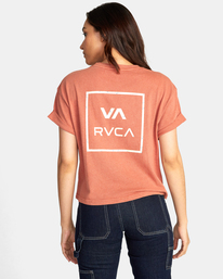1 VA All The Way Roll It Graphic Tee Brown AVJZT00533 RVCA
