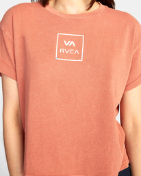 2 VA All The Way Roll It Graphic Tee Brown AVJZT00533 RVCA