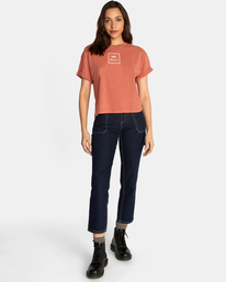 3 VA All The Way Roll It Graphic Tee Brown AVJZT00533 RVCA