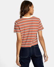 rvca, Emblem Pocket Tee, CINNAMON (cin) EMBLEM SS AVJZT00541