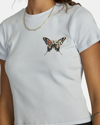 2 Transcend Graphic Tee Blue AVJZT00547 RVCA