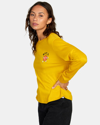 4 Fiery Long Sleeve Tee White AVJZT00558 RVCA