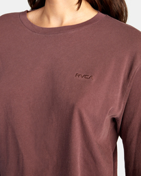 2 PTC Stolen Long Sleeve Tee Brown AVJZT00559 RVCA