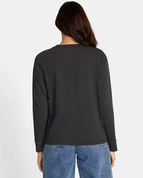 1 PTC Stolen Long Sleeve Tee Black AVJZT00559 RVCA