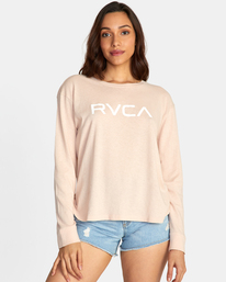 0 Big RVCA Stolen Long Sleeve Tee  AVJZT00560 RVCA