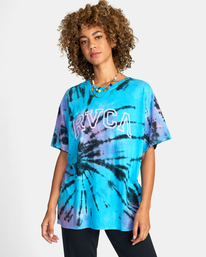 rvca, Arched Tie-Dye Tee, TIE DYE (tdy) ARCHED SS AVJZT00571