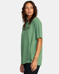 4 Big RVCA Anyday Graphic Tee Green AVJZT00575 RVCA