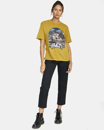 3 Moonscape Graphic Tee Brown AVJZT00583 RVCA