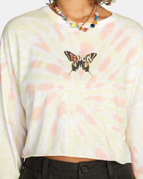 2 Transcend Long Sleeve Tee White AVJZT00595 RVCA