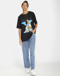 6 Stella Graphic Tee Black AVJZT00599 RVCA