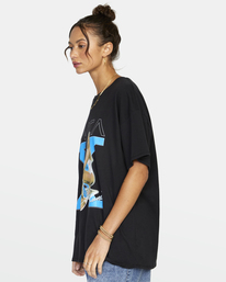 7 Stella Graphic Tee Black AVJZT00599 RVCA