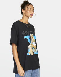 8 Stella Graphic Tee Black AVJZT00599 RVCA