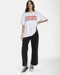 5 Explicit Graphic Tee White AVJZT00600 RVCA