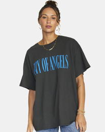 3 City Of Angels Graphic Tee Black AVJZT00602 RVCA