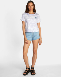 3 Hawaii Sunrise Boxy Tee Blue AVJZT00611 RVCA