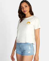 4 Hawaii Sunrise Boxy Tee White AVJZT00611 RVCA
