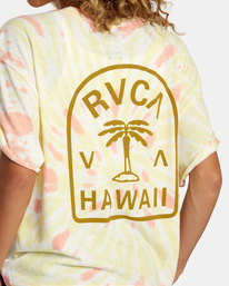 2 Palm Hawaii Graphic Tee White AVJZT00612 RVCA