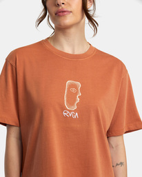 6 Nada Anyday T-Shirt Brown AVJZT00636 RVCA