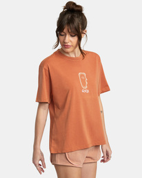 5 Nada Anyday T-Shirt Brown AVJZT00636 RVCA