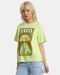 4 Swirl Anyday - T-Shirt for Women Green AVJZT00638 RVCA