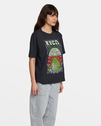 4 Swirl Anyday T-Shirt Black AVJZT00638 RVCA