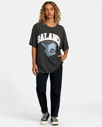 3 All Net Baggie T-Shirt Black AVJZT00656 RVCA