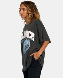 4 All Net Baggie T-Shirt Black AVJZT00656 RVCA