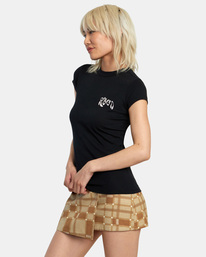 4 Future Naughty T-Shirt Black AVJZT00666 RVCA