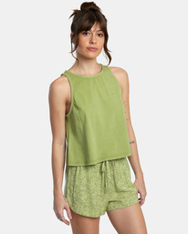 5 Traveler Tank Top Green AVJZT00673 RVCA