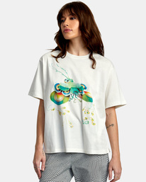 4 Fly Guy Anyday - T-Shirt for Women White AVJZT00674 RVCA