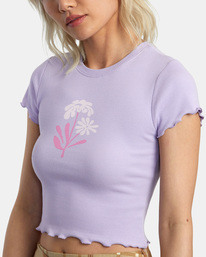 2 Bloomed Classmate T-Shirt Purple AVJZT00692 RVCA