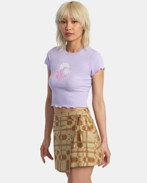 4 Bloomed Classmate T-Shirt Purple AVJZT00692 RVCA
