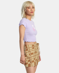 5 Bloomed Classmate T-Shirt Purple AVJZT00692 RVCA