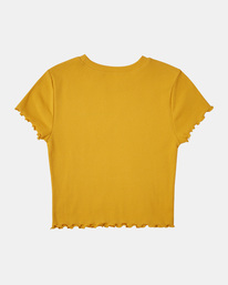 7 Sun Worship Classmate T-Shirt Yellow AVJZT00693 RVCA
