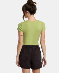 rvca, Tangled Classmate T-Shirt, FERN (gje0) TANGLED CLASSMATE TEE W127 AVJZT00694