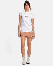 3 Gulf Coast T-shirt White AVJZT00701 RVCA