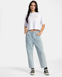 3 Hawaii Hex Tee White AVJZT00703 RVCA