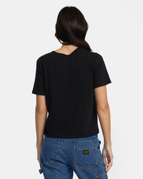 1 Big Rvca T-shirt Black AVJZT00729 RVCA