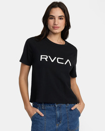 0 Big Rvca T-shirt Black AVJZT00729 RVCA