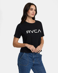 5 Big Rvca T-shirt Black AVJZT00729 RVCA