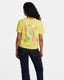 1 Cuttings T-Shirt Yellow AVJZT00730 RVCA