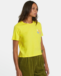 5 Cuttings T-Shirt Yellow AVJZT00730 RVCA