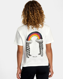 1 Rainbow Connection T-Shirt White AVJZT00731 RVCA