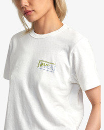 3 Splitter T-shirt White AVJZT00732 RVCA
