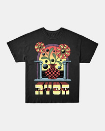 6 Martin Ander Potal Tee Black AVJZT00747 RVCA
