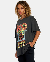4 Martin Ander Potal Tee Black AVJZT00747 RVCA