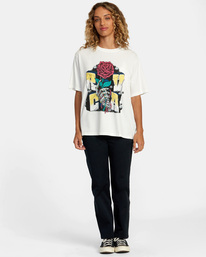 3 Martin Ander Manderoid - T-shirt pour Femme Blanc AVJZT00753 RVCA
