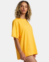 7 Rose Machado Snake - T-Shirt for Women Yellow AVJZT00772 RVCA