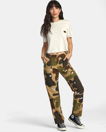 3 Recession Pocket - T-Shirt for Women White AVJZT00814 RVCA